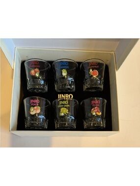 Jinro Soju Shot Glasses Set of 6